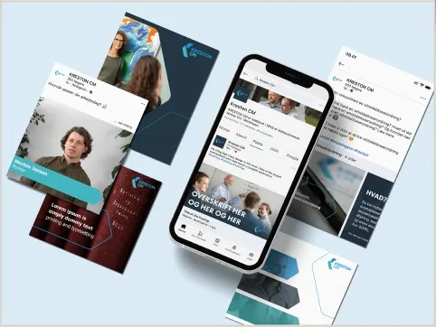 Kreston CM social media and print material