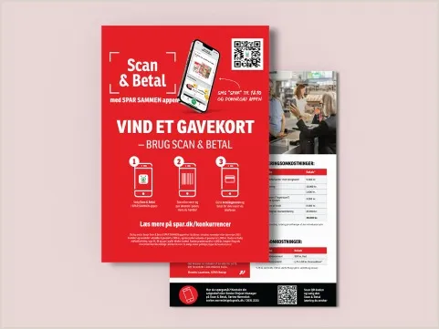 SPAR Scan & Betal campaign poster and flyer